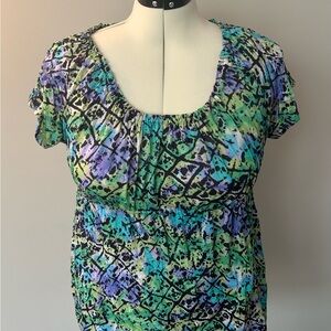 Daisy Fuentes Colorful Women’s Top